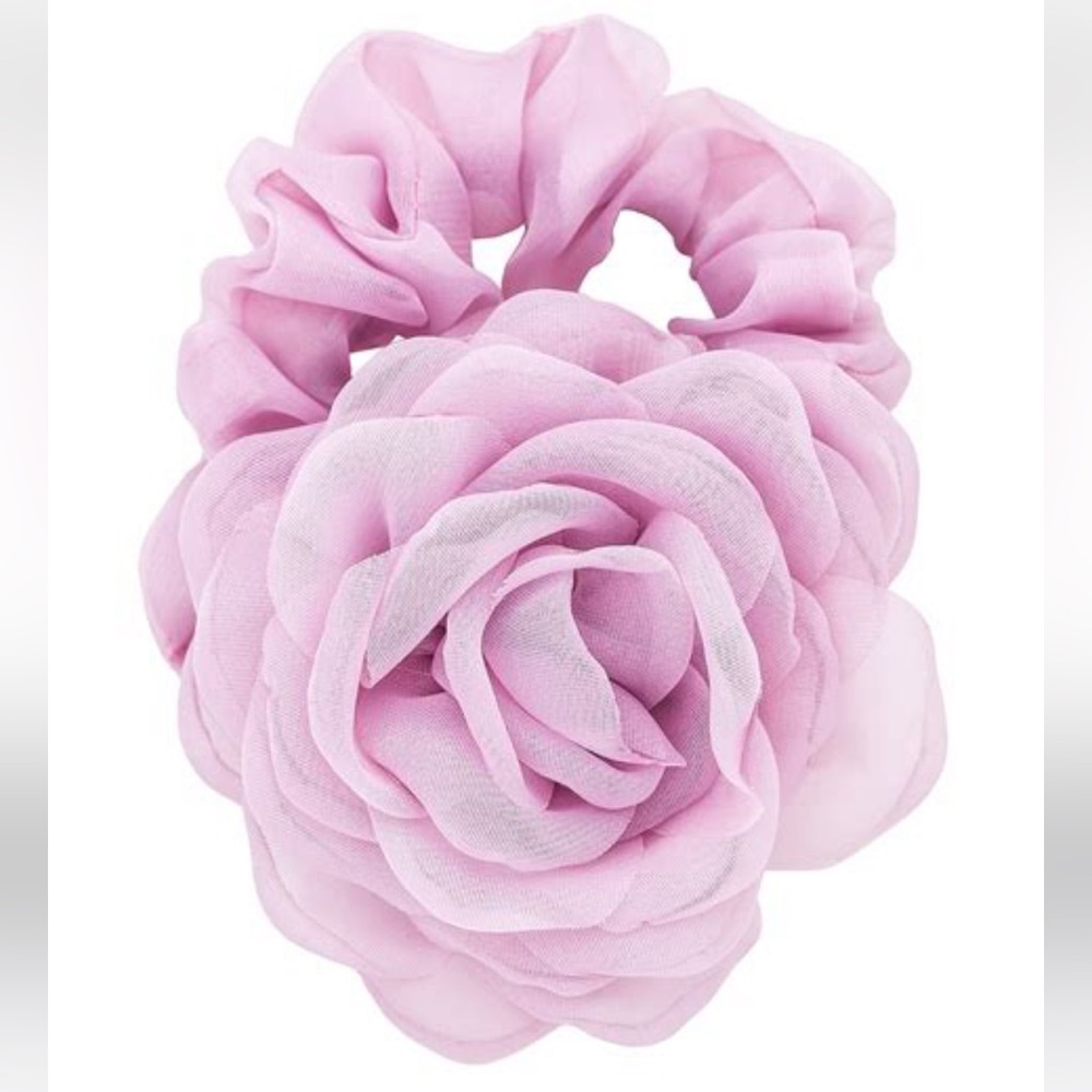 Emi Jay lilac carnation scrunchie